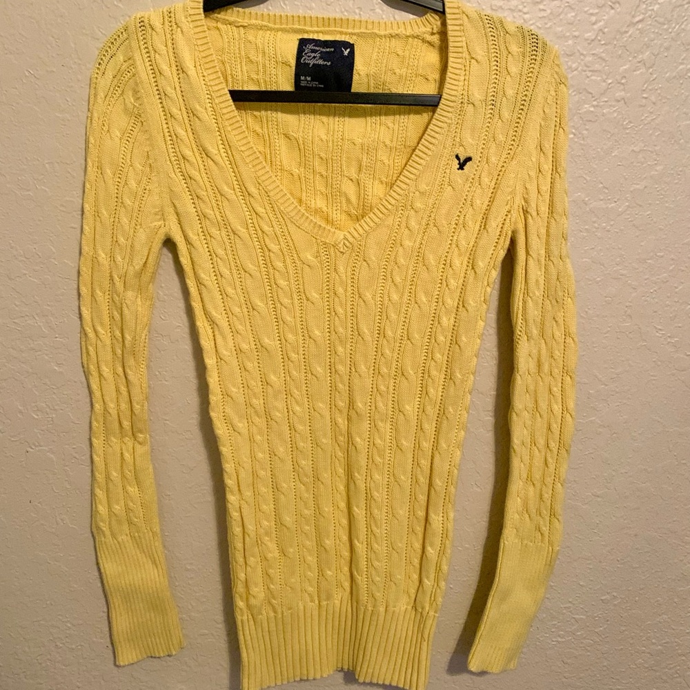 American Eagle Cable Knit Sweater